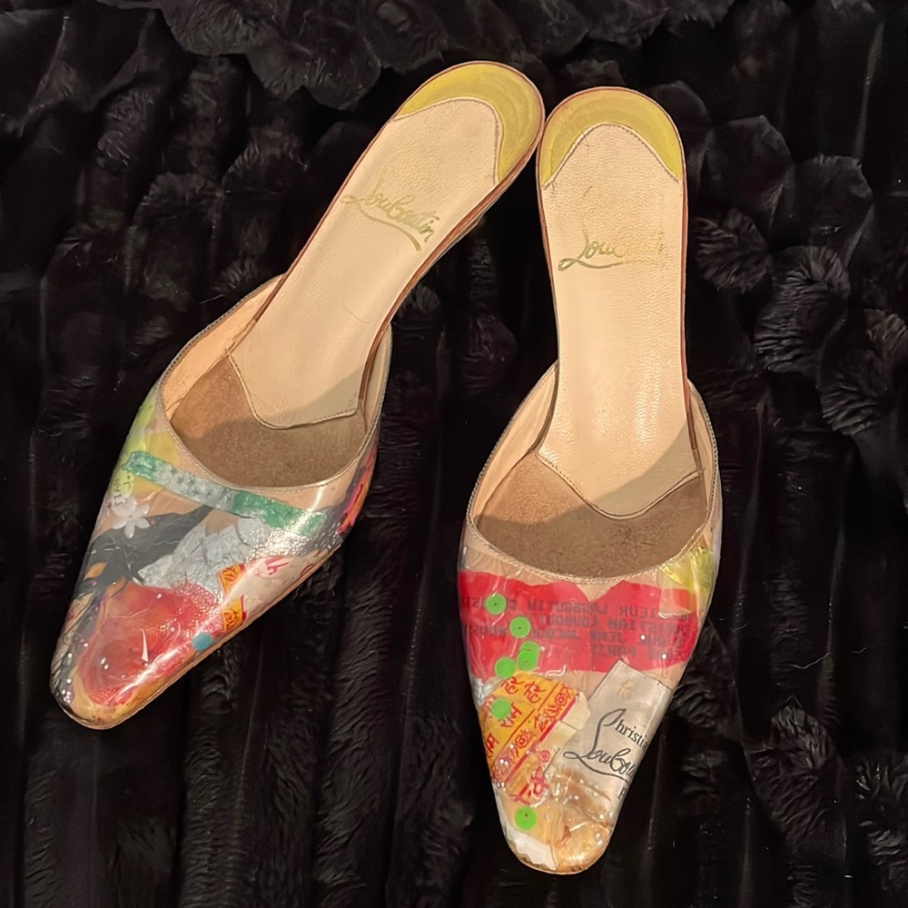 Christian Louboutin Trash Mules RARE